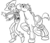 Dibujos de Woody y Bullseye