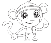 Dibujos de Mono de Dibujos Animados