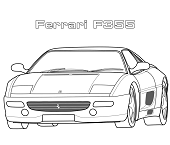 Dibujos de Ferrari F355