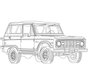 Dibujos de 1969 Ford Bronco