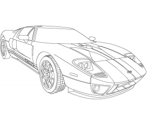 Dibujos de Ford GT
