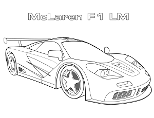 Dibujos de McLaren F1 LM