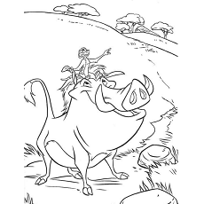 Dibujos de Timón En Pumba