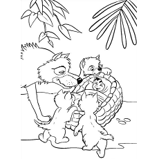 Dibujos de Rama y Mowgli