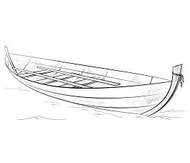Dibujos de Un Bote de Remos