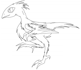 Dibujos de Archaeopteryx Bebé