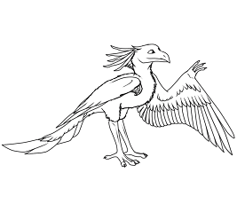 Dibujos de Un Archaeopteryx
