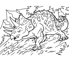 Dibujos de Triceratops
