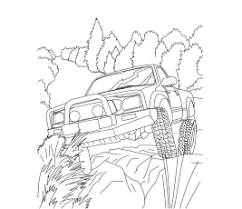 Dibujos de Hummer En El Bosque