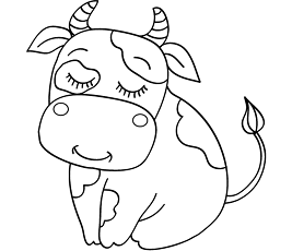 Dibujos de Vaca Tan Lindo