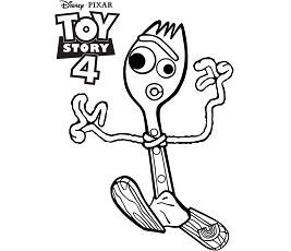 Dibujos de Forky En Toy Story 4