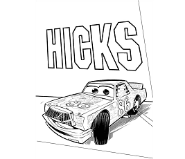 Dibujos de Chick Hicks Cars 3