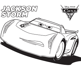 Dibujos de Jackson Storm Cars 3