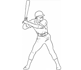 Dibujos de Jugador de Béisbol