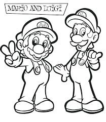 Dibujos de Hermano Mario y Luigi