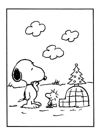 Dibujos de Snoopy y Pequeña Casa de Hielo