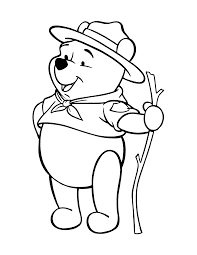 Dibujos de Pooh Ir De Camping