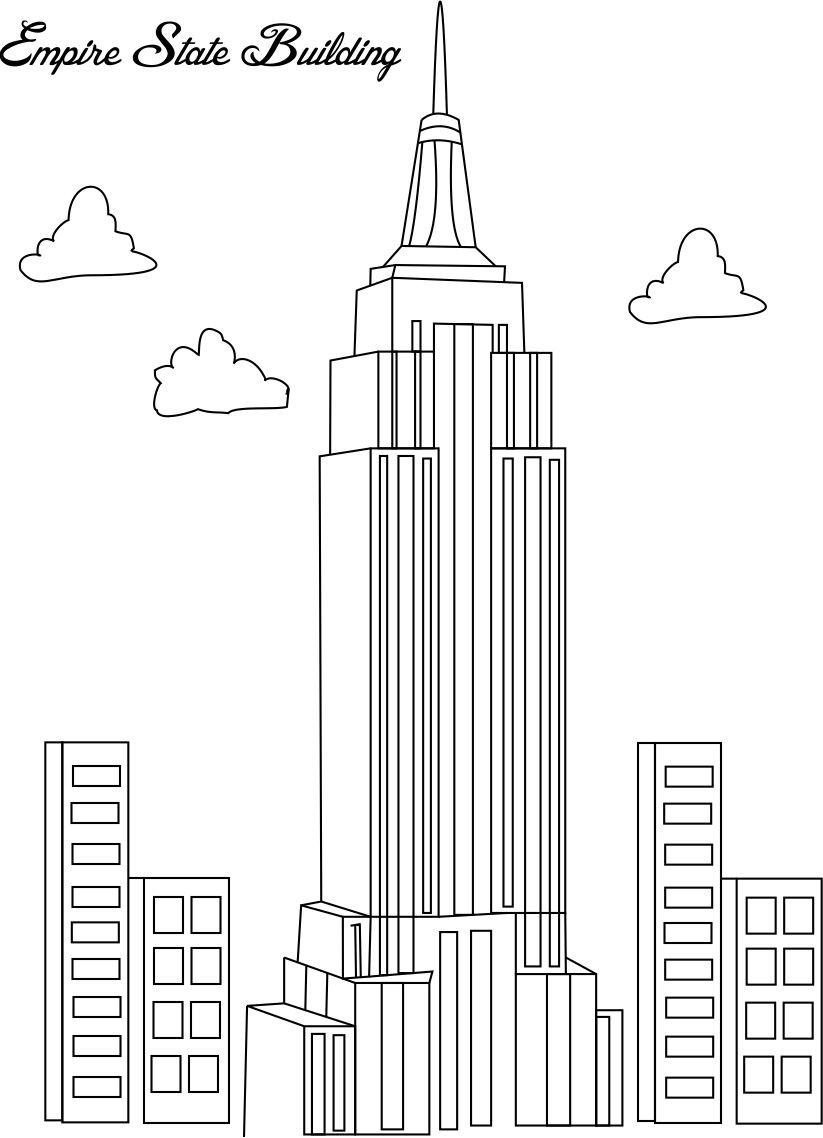 Dibujos de Empire State Edificio