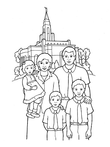 Dibujos de Familia en La Iglesia