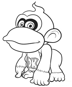 Dibujos de Bebé Donkey Kong