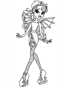 Dibujos de Monster High Rochelle Goyle
