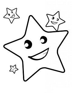 Dibujos de Estrellas Sonrientes