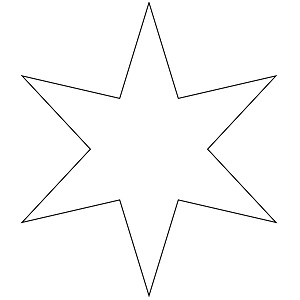 Dibujos de Estrella de Seis Puntas