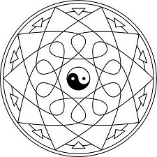 Dibujos de Yin Yang Mandala