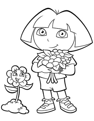 Dibujos de Dora y Flores