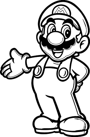 Dibujos de Feliz Mario