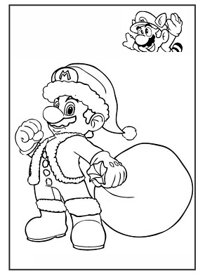 Dibujos de Mario el Santa Claus