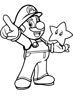 Dibujos de Mario y Estrella
