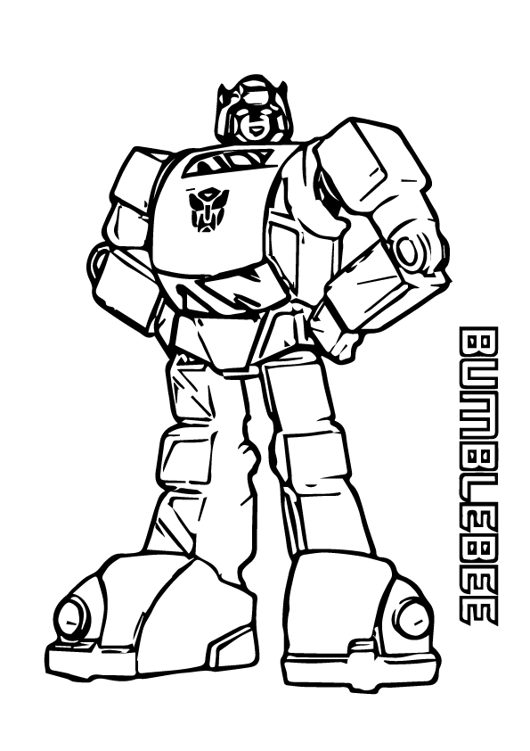 Click to see printable version of Bumblebee Coloring page