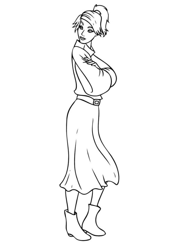 Click to see printable version of Anastasia Coloring page