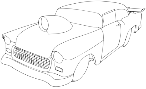 Click to see printable version of 1995 Chervrolet Coloring page