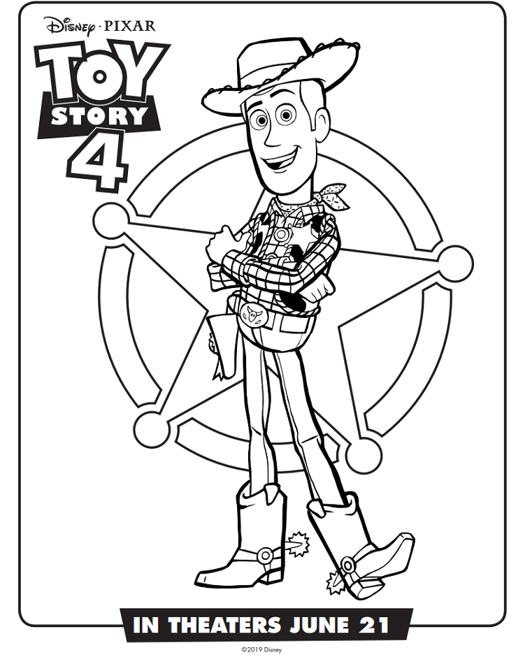 Dibujos De Woody Toy Story 4 Para Colorear Pintar E Imprimir